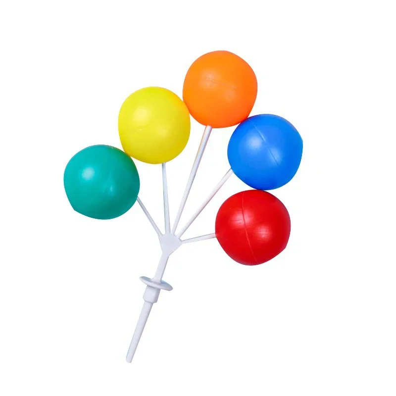 Makronen-Farbige Plastik-Ballonschnur zum Einstecken, Kuchendekoration, Valentinstag, Hochzeit, Party-Zubehör, Feier-Werkzeuge – Detail 6