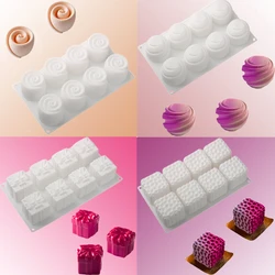Rose Planet Gift Box or Beehive Design Silicone Cake Molds Kitchen Mousse Dessert Baking Tools Soap Mould DIY Candle Mold