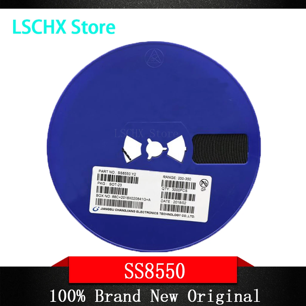 3000PC SS8050 SS8550 Y1 Y2 SOT23 300mW 1.5A 25V NPN PNP 8050 8550 SMD Transistor