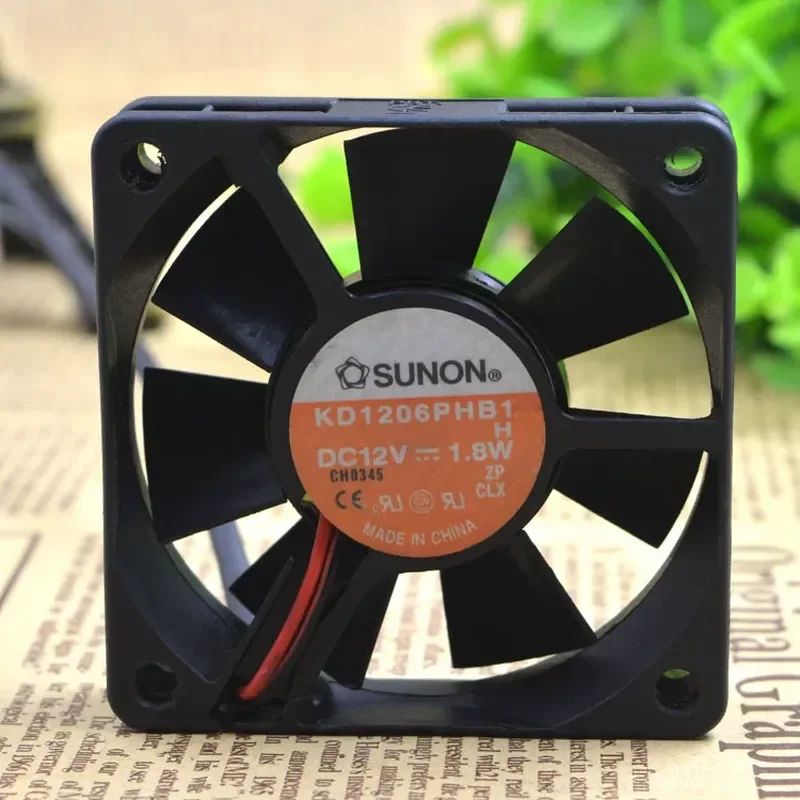 for SUNON KD1206PHB1 6cm 6015 Server Chassis Fan 12V 1.9W