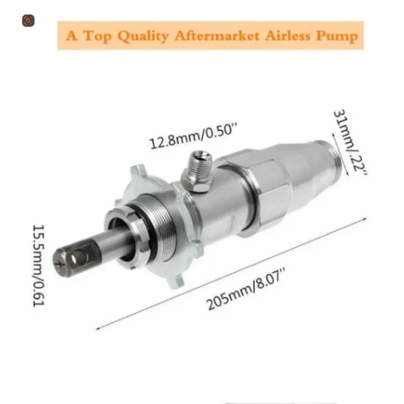 Suntool เปลี่ยนคุณภาพสูง Paint Sprayer สีสแตนเลสปั๊ม Airless Spraying เครื่องสําหรับ GRC 390 395 490 GTB595