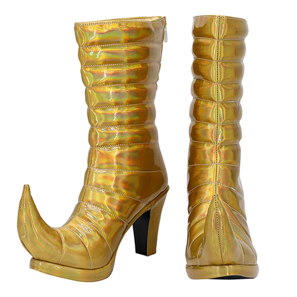 Dio Brando Cosplay chaussures fantaisie bottes Anime JoJo d'aventure déguisement accessoires de déguisement chaussures pour femmes accessoire
