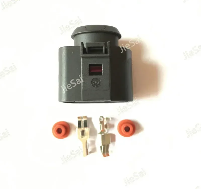 2 Pin Automotive Sealed Fuel Injection Connector Waterproof Female 1JO 973 752 / 1J0973752 For VW Toyota Honda Hyundai Elantra
