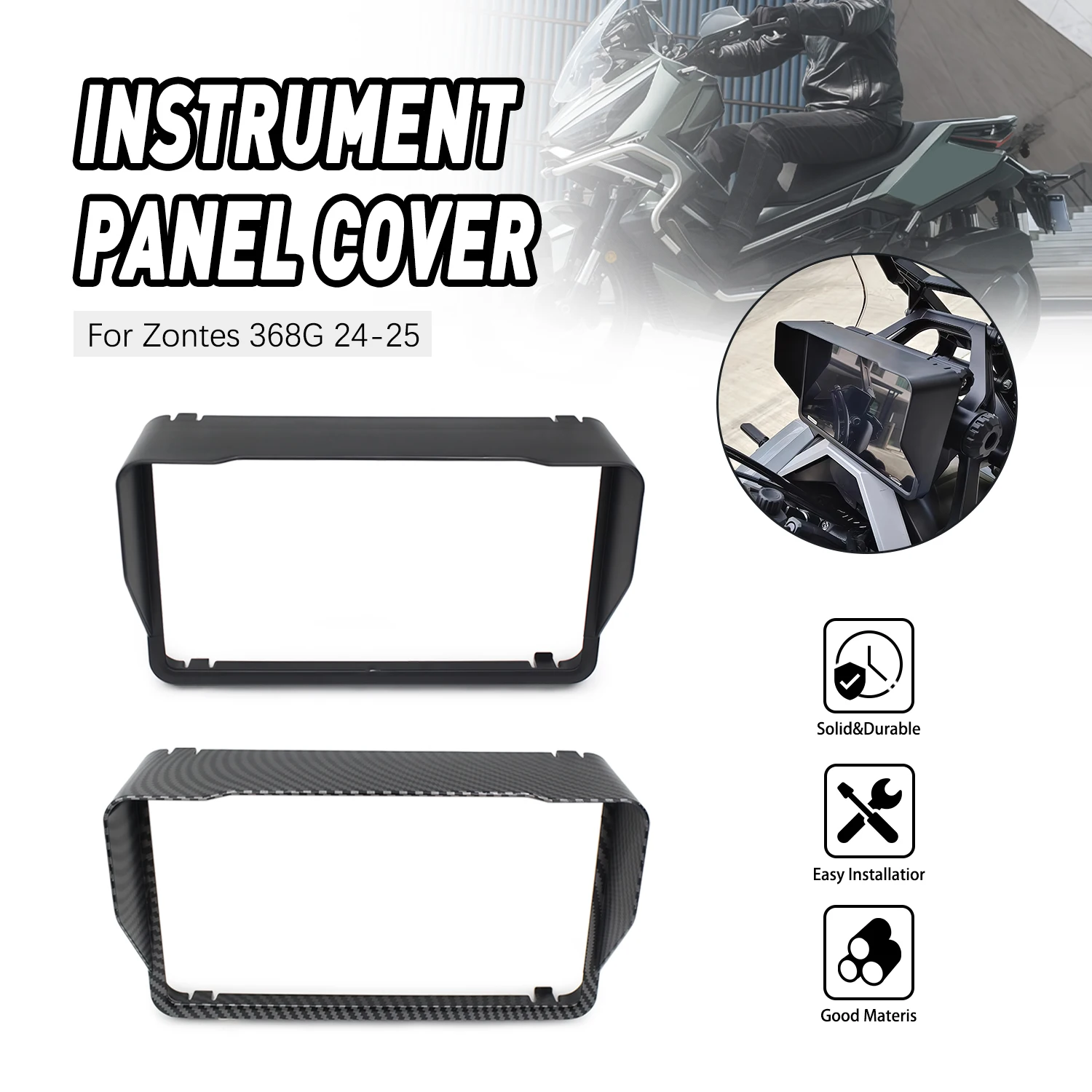 

Motorcycle Accessories Sun Visor Cover Instrument Screen Sunshade Guard Protection For ZONTES 368G G368 368 G 2024 2025