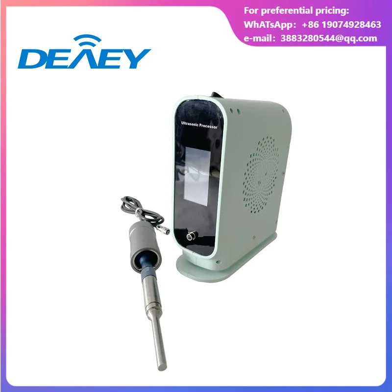 High Quality Laboratory 20khz Ultrasonic Homogenizer Mixer Liquid Handler Sonicator Reactor Processor For Plant Extraction