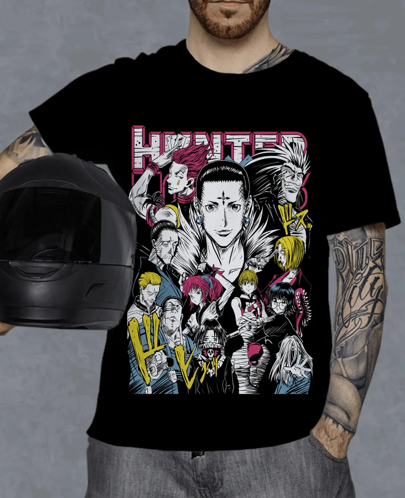 Chrollo Lucilfer T-shirt Hunter X Hunter HXH Anime Graphic Tee All Size