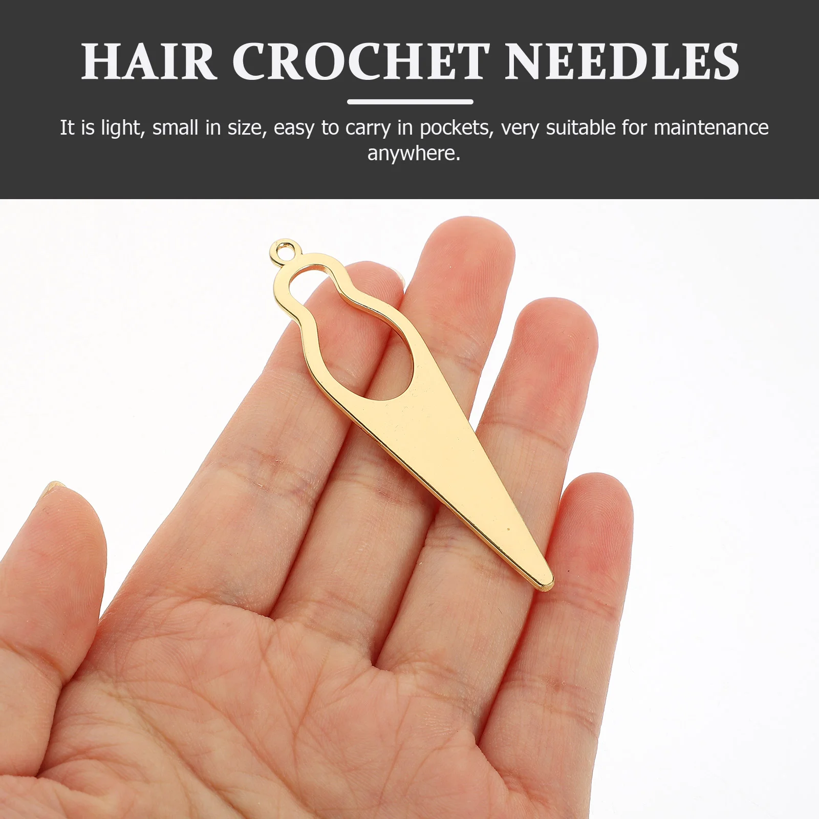 8 Pcs Dread Braid Crochet Convenient Hair Needle Stainless Interlocking Tool Steel Dreadlock Wear-resistant