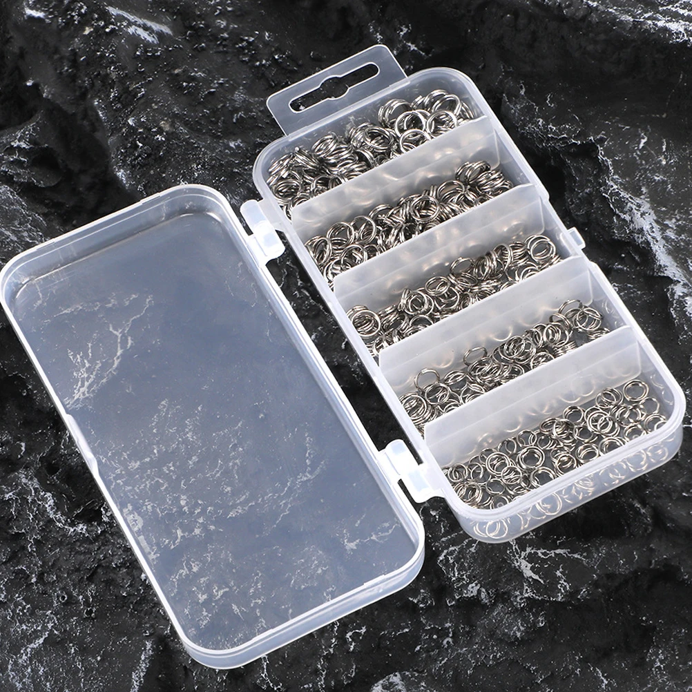 

500pcs Rust-Proof Connector Set Split Rings For Jewelry Making Diy Necklace Bracelet Repair Craft Supplies Jump Rings