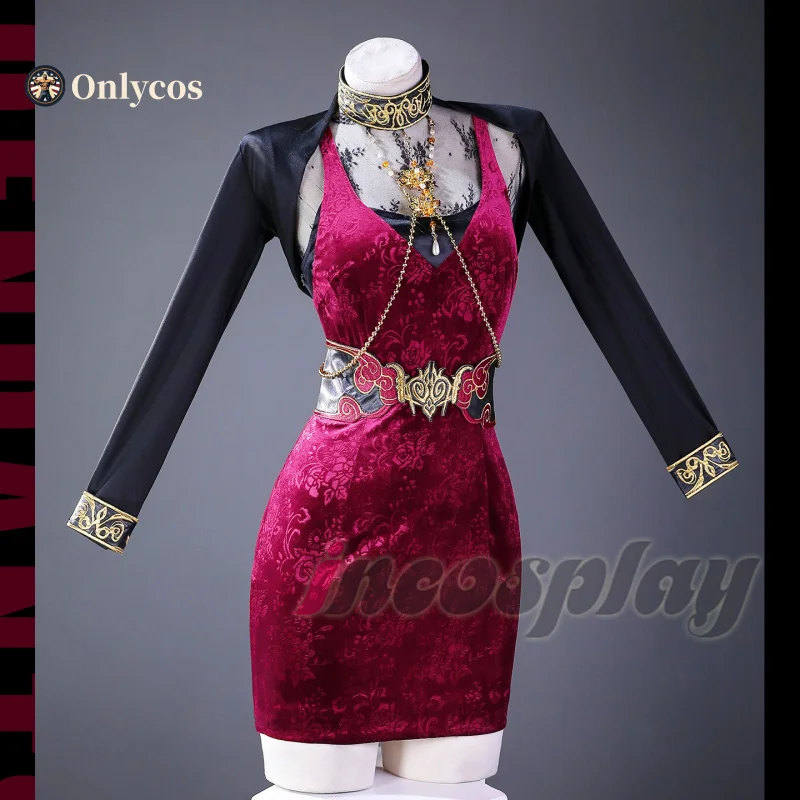 

Resident Evil Ada Wong Cosplay Costume 30th Anniversary Dress Cos Game Anime Party Uniform Hallowen Play Role Clothes Clothing
