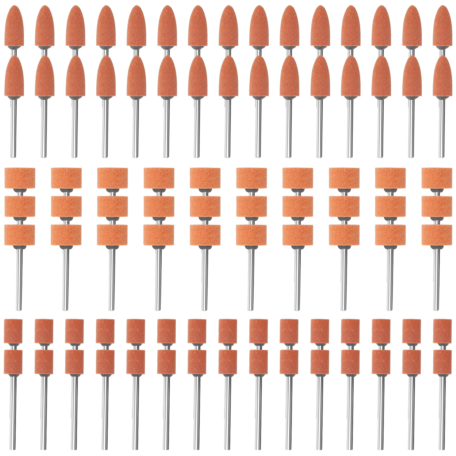 90Pcs Rotary Grinding Stone Bits brasive Mounted Stone Sharpening Bit Set Sanding Drill Bits for Polishing Jade Rust Metal