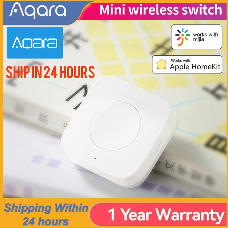 

Умный беспроводной переключатель Aqara, настенный кнопочный переключатель сцены, управление одной клавишей с гироскопом/без гироскопа, умный пульт дистанционного управления, интеллектуальная связь