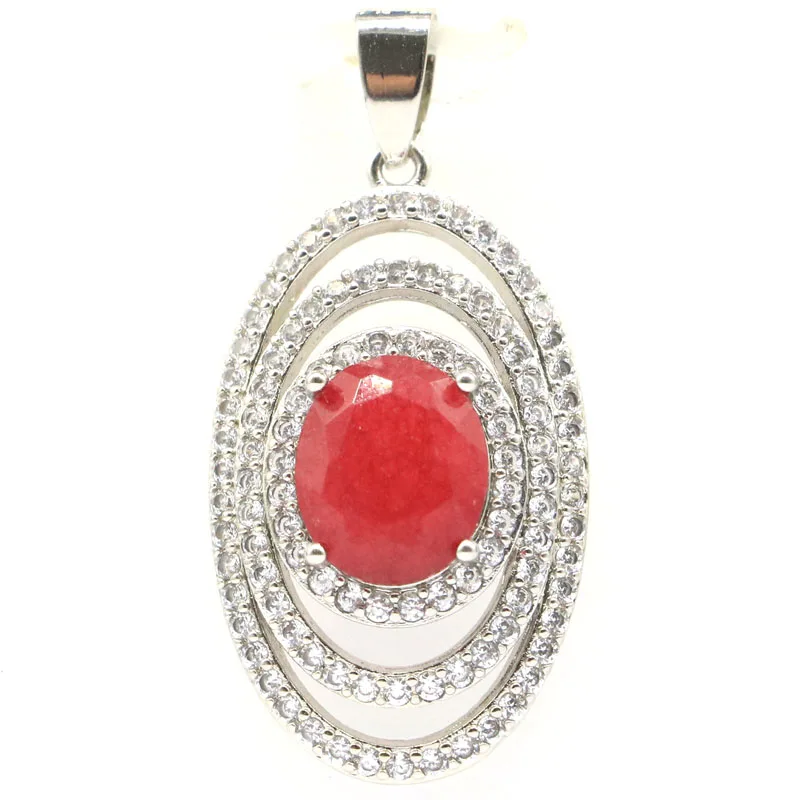 Buy 3 Get 1 Free 41x19mm 4.8g Color Changing Alexandrite Topaz Real Red Ruby Green Emerald CZ Silver Pendant