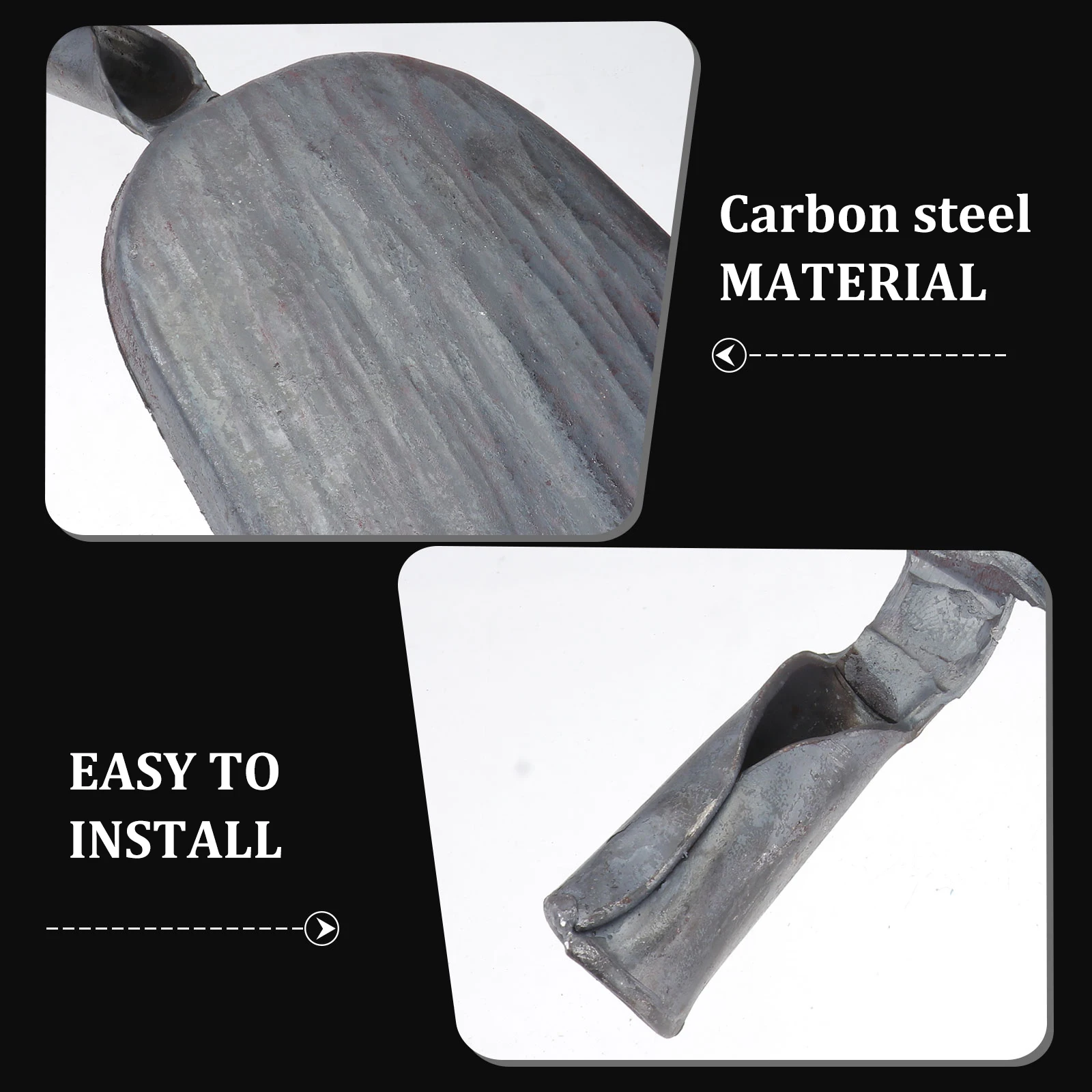 

2Pcs Coal Shovel BBQ Charcoal Ash Shovels Lightweight Carbon Steel Kitchen Home Party Fireplace Tools Rust Resistant