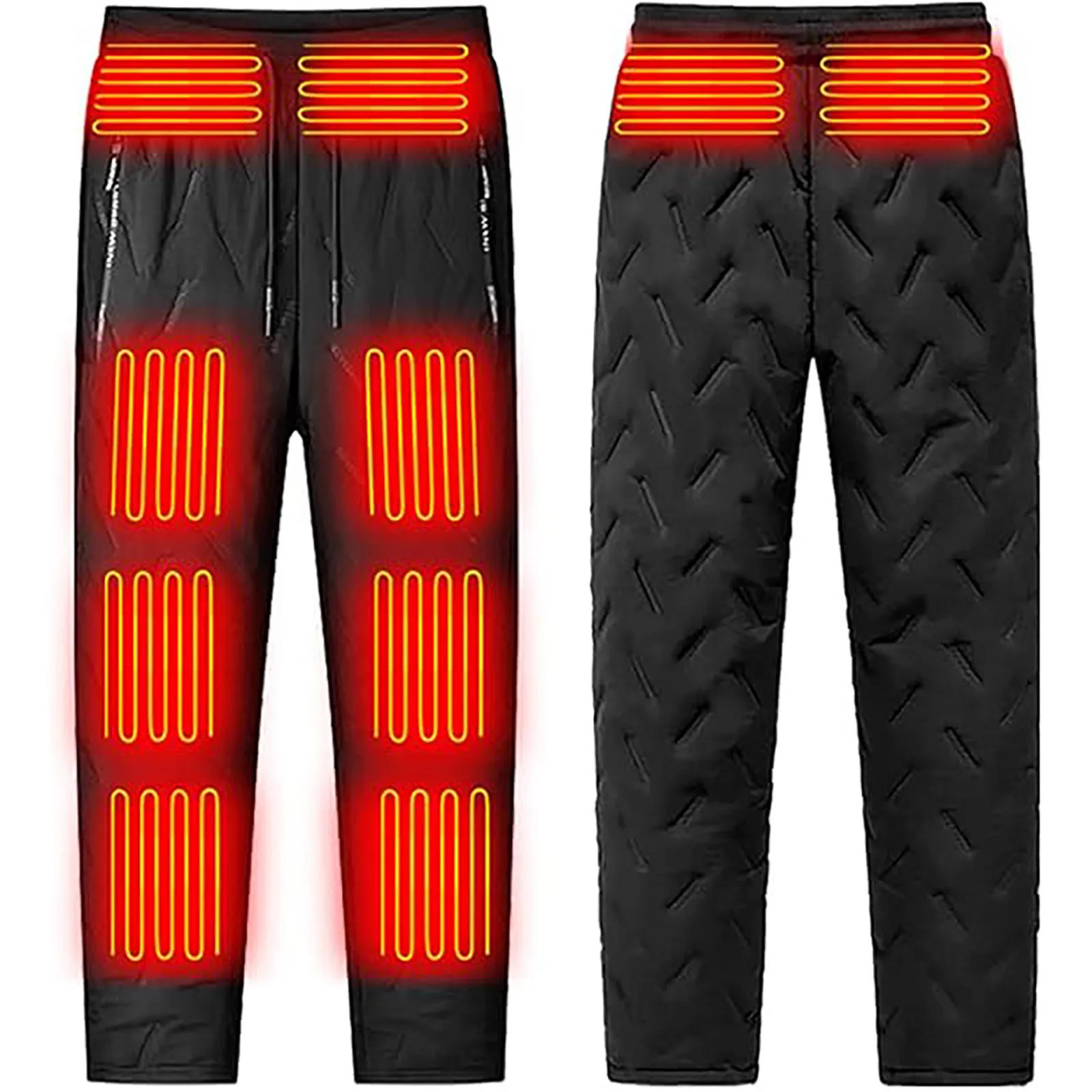 Mens Electric Heating Trousers Winter Thermal Pants Sports USB Electric Heated Trousers Thickened Warmer Men's Clothing