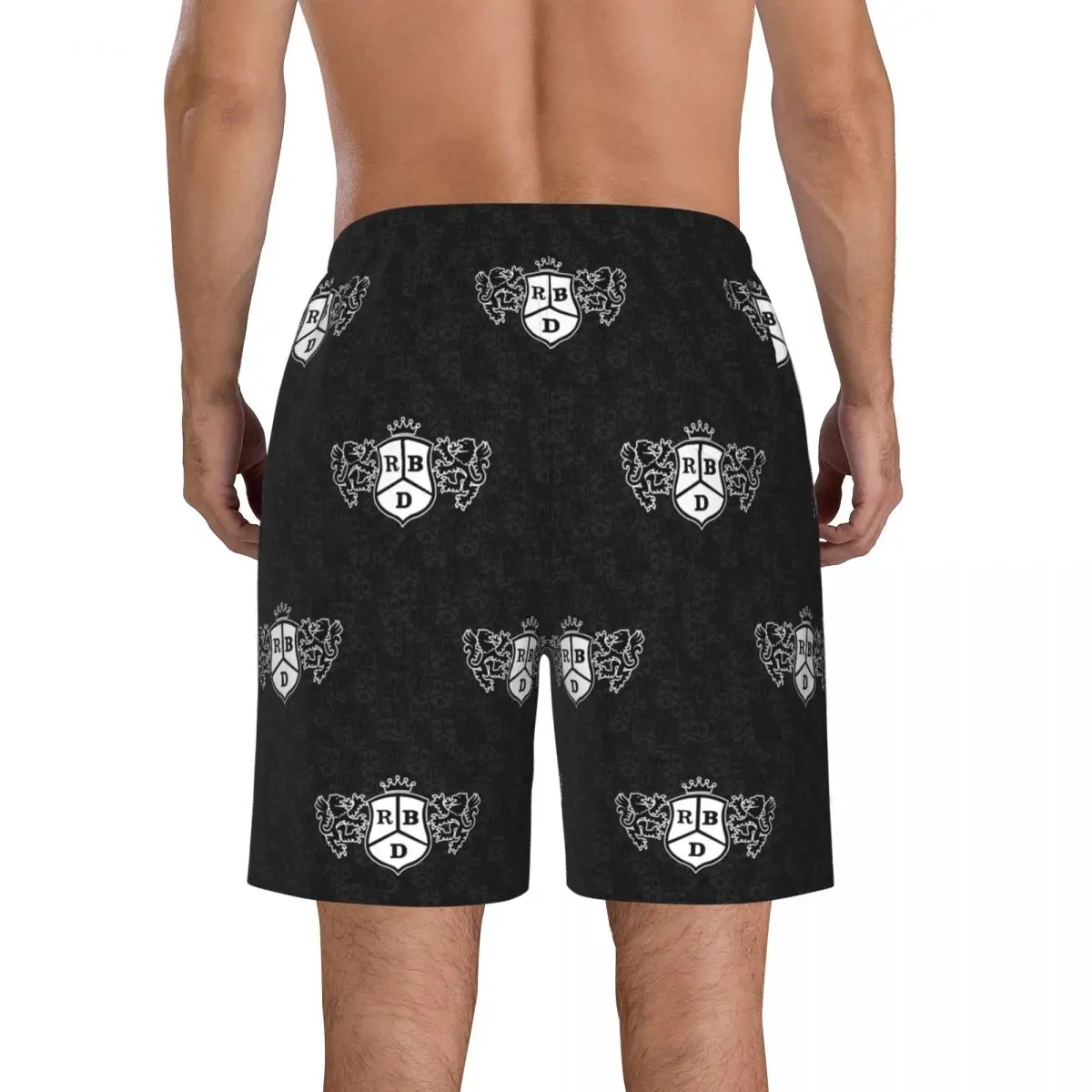 Rebelde Mexican Collage RBD Trunks Beach Board Shorts Casual Quick Dry Swim Summer Men Pants