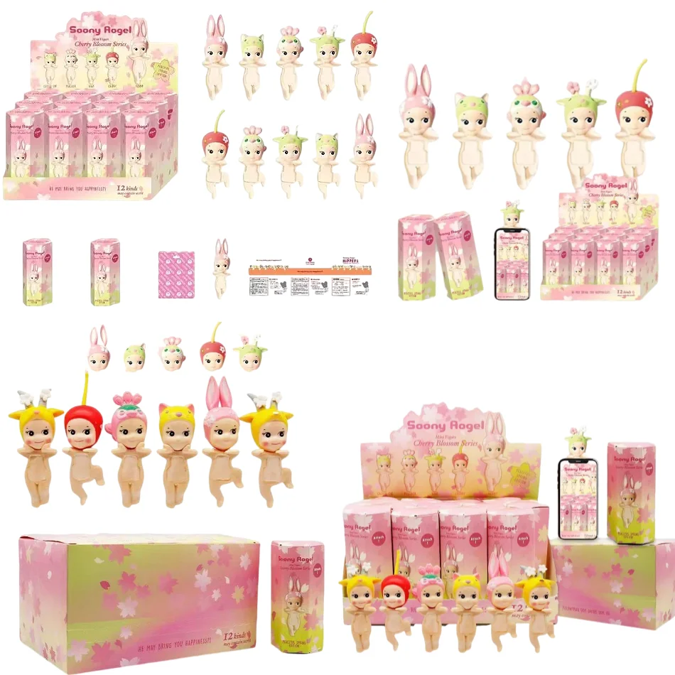 جديد حار بيع الملائكة زهر الكرز سلسلة شخصيات كرتونية الحلي الدمى المشجعين الأطفال هدية عشوائية #2