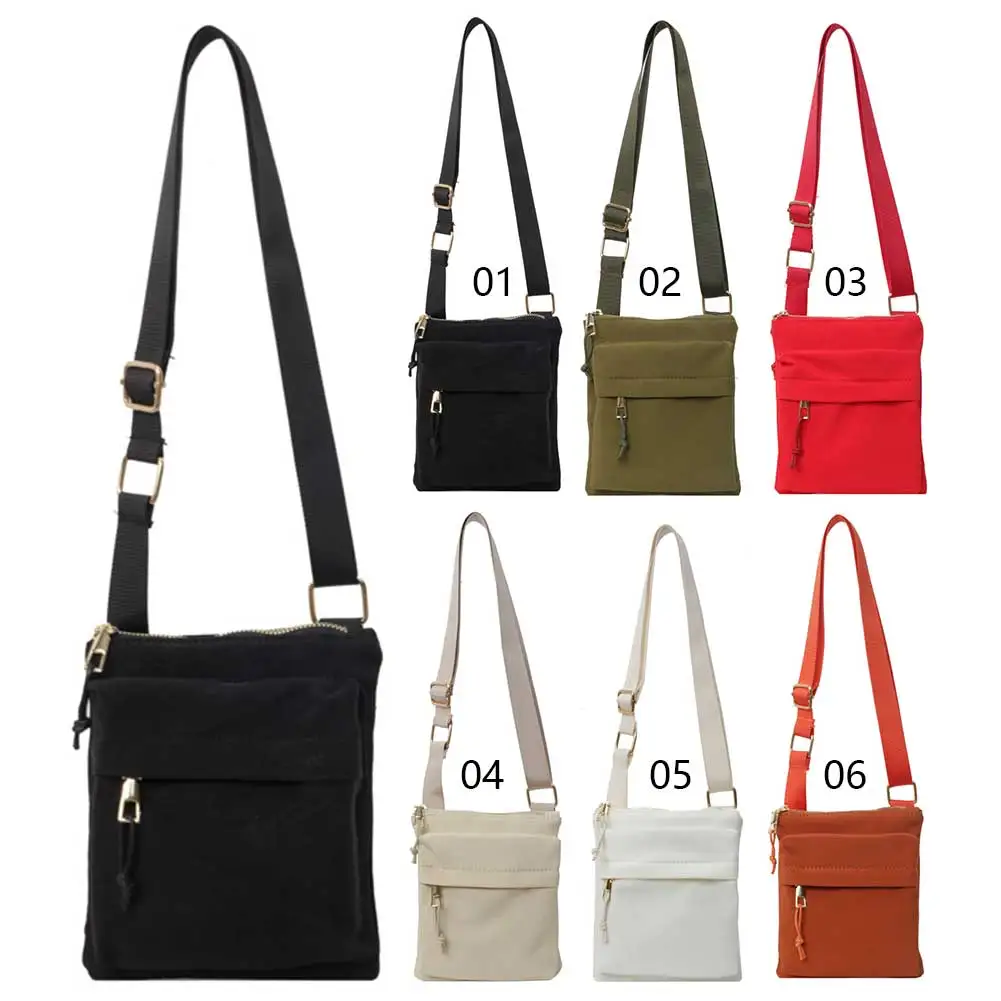

Классическая сумка унисекс на плечо с регулируемым ремешком, кошелек для мобильного телефона, однотонная простая сумка-саквояж, женская и мужская уличная сумка