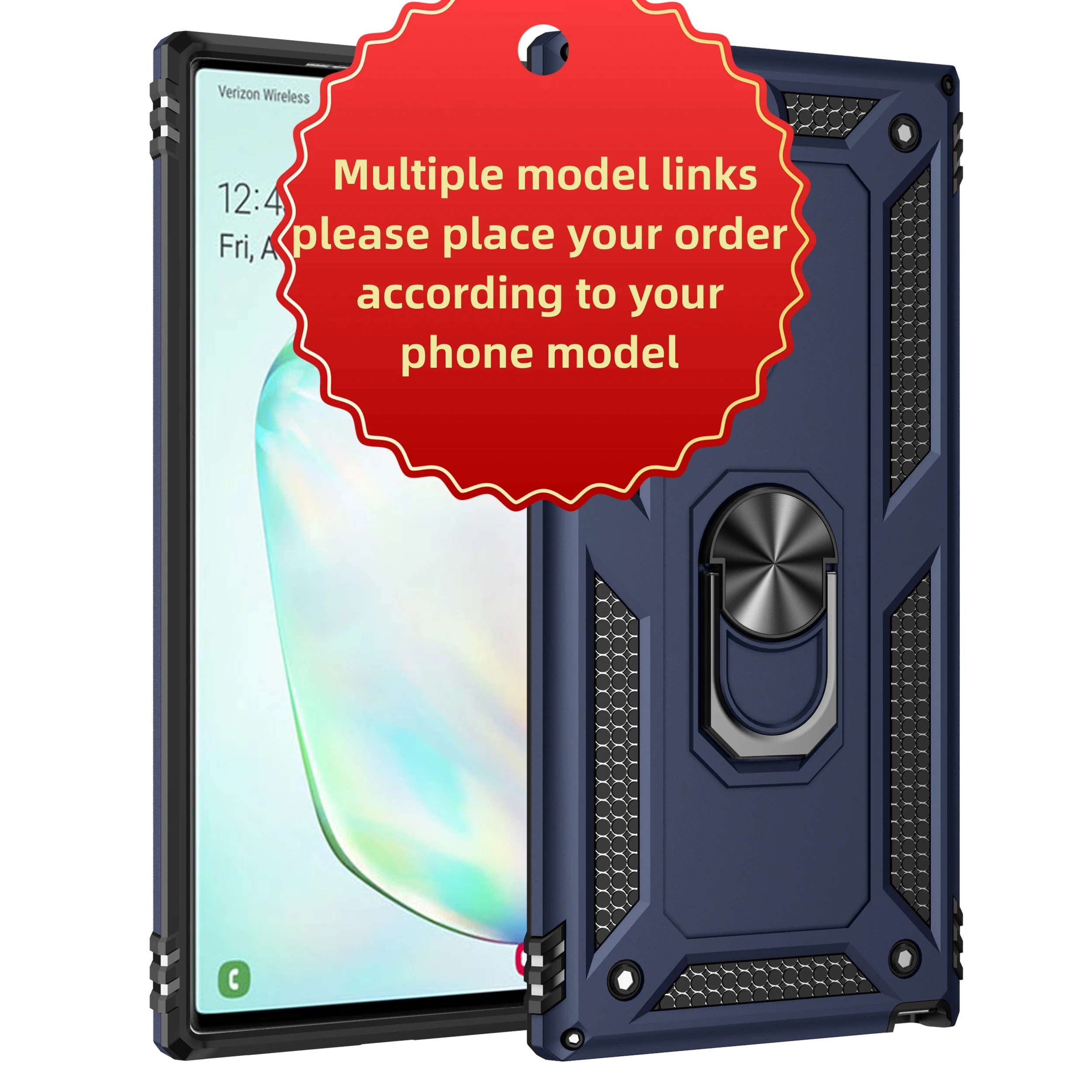 JSFS Armor Case for Xiaomi Redmi Note 9 10 11 11T X3 NFC 9c 9s 8 GT Pro Max Poco X3 NFC F3 M3 9A 9T Ring Magnetic Metal Case