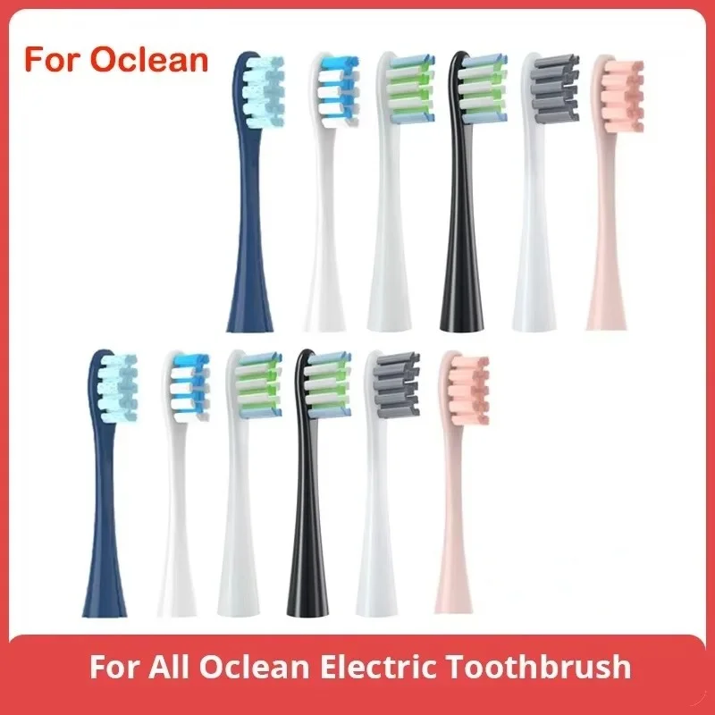 8/12Pcs Tooth Brush Heads Suitable For Oclean Electric Toothbrush X/ X PRO/ Z1/ F1/ One/ Air 2 /SE Sonic Soft Vacuum Bristle