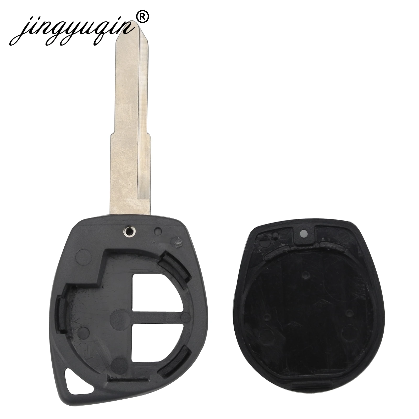 jingyuqin 2 Buttons Remote key Case + Button Pad for Suzuki Grand Vitara Igins Alto SX4 Agila Fob Shell HU133R TOY43 SZ11R Blade