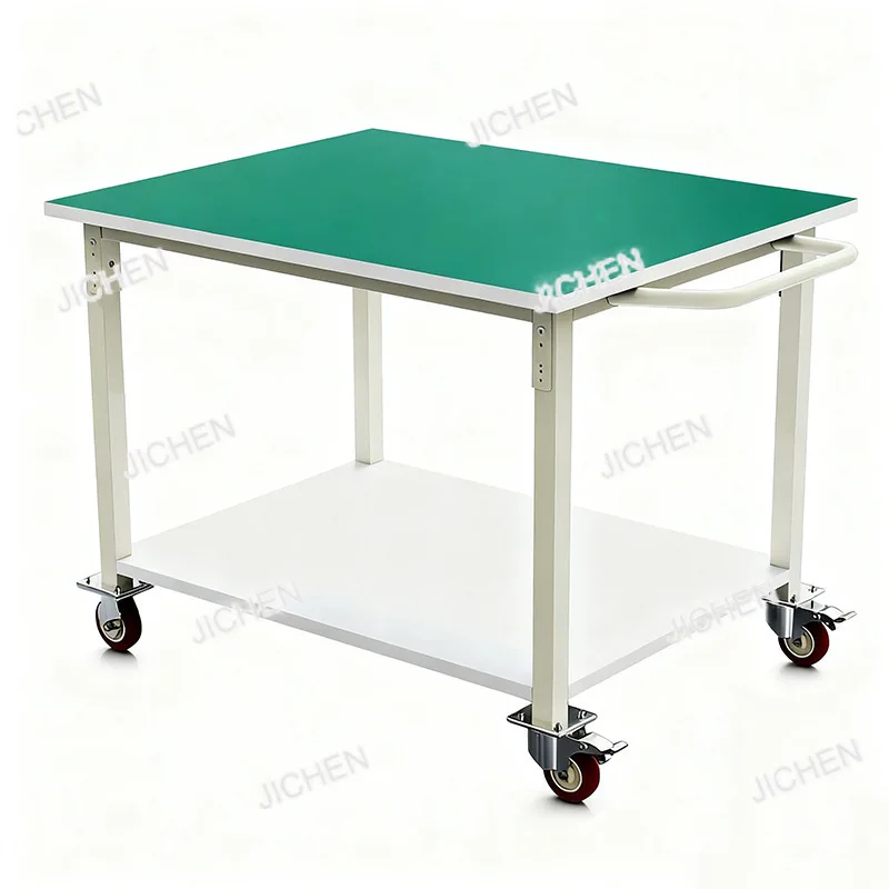 Anti-static movable table trolley three-layer double-layer operation table packing table maintenanceflat trolley
