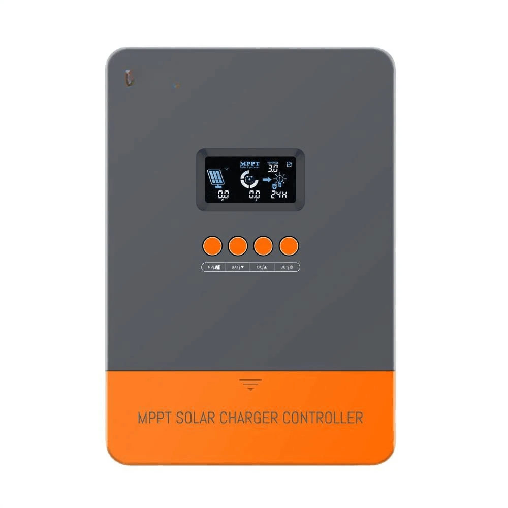 MPPT 60A 4 Stages Solar Recharger Controller 12/24/36/48V Automatic Detect LCD Display with Blacklight Regulator