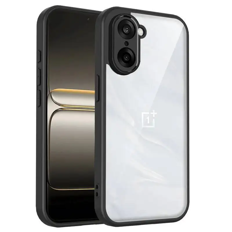 

for OnePlus nord5 Nord CE5 CPH2719 Case Shockproof Silicone TPU Bumper with Clear Hard Back Phone Cover for OnePlus Nord CE 5