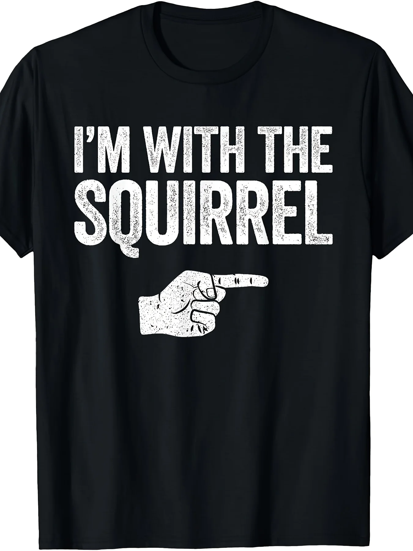 I'M the Same Style as the Squirrel, Unisex 2025 Summer Short-Sleeved Printed T-Shirt, Pure 220g