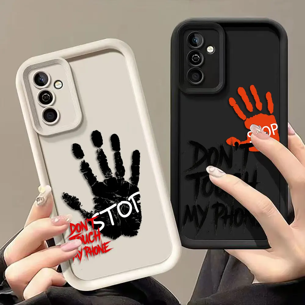 Don't Touch My Phone Phone Case For Oneplus 15 11 12 13 13T 8T 9R 10R NORD ACE CE 2 3 4 5 6 LITE Cover Silicone Case DIY Funda