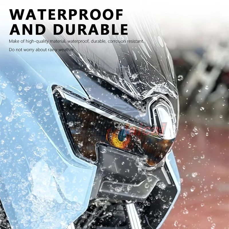 Motorcycle Headlight Stickers Waterproof Headlamp Decals For NMAX N-MAX 155 TURBO NMAX155 V3 2025 Protective Accessories
