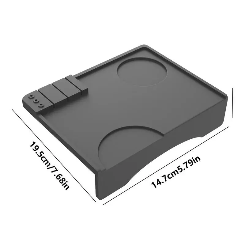 Espresso Tamper Mat 7.6x5.7 Inch Espresso Silicone Tamper Mat Food Safe Heat Resistant Coffee Tamper Mat For Portafilter Barista
