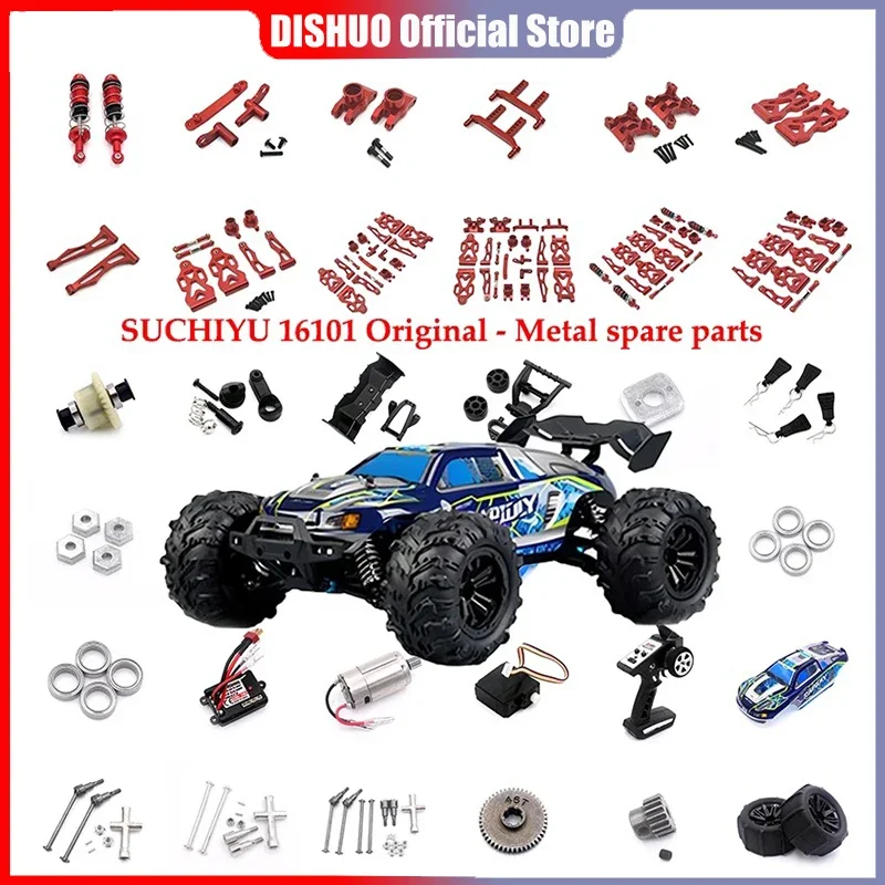 Band Monster Truck Hexagon Wheel SCY 16101 16102 16103 1:16, onderdelen upgrade terreinwagen RC, 6324 6050 6047 6048 6049