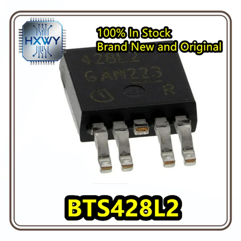 (10/50 pieces) BTS428L2 silkscreened 428L2 intelligent high-side power switch, surface mount TO-252, brand new original stock,