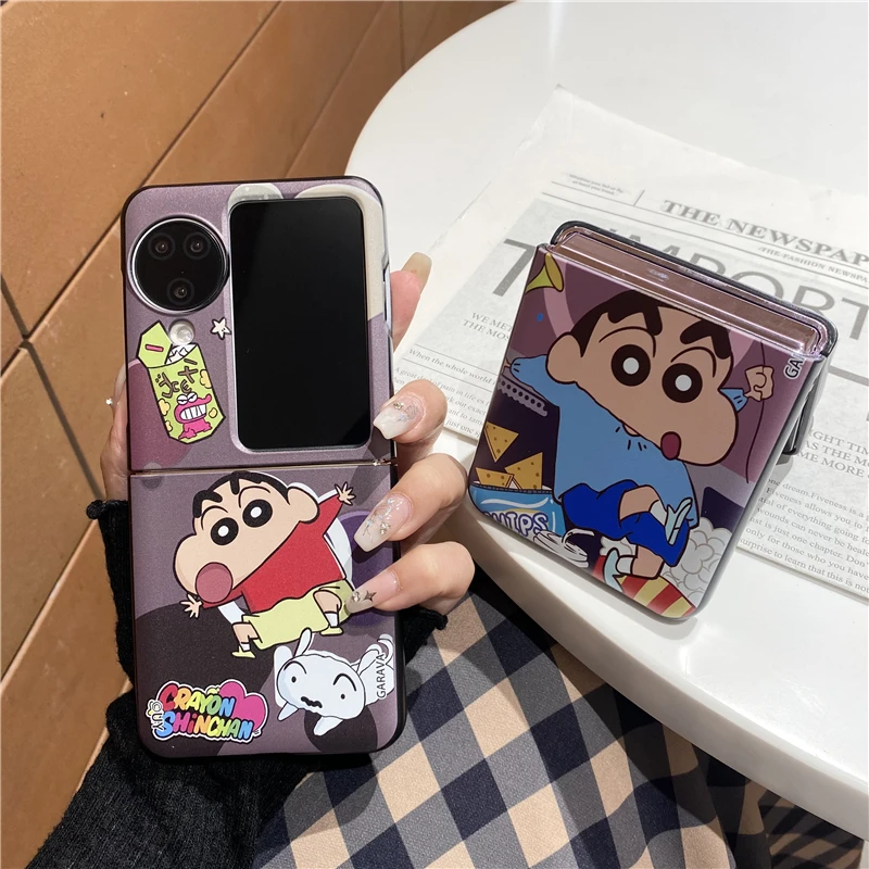 Toy Anime Cute Crayon Boy Disney Winnie Lotso FOR OPPO N2 N3 Flip Find N VIVO X Flip FOLD Cover Phone Case