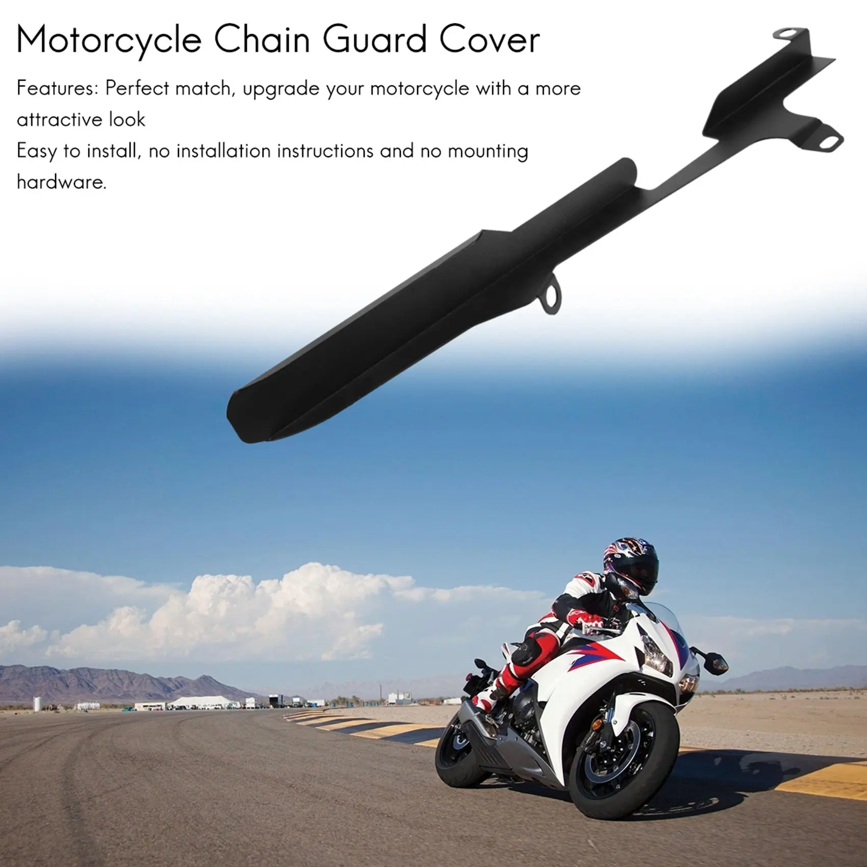 Motorcycle Chain Guard Cover for 600RR 2003 2004 2005 2006 2007 2008 2009 2010 2011 2012 2013