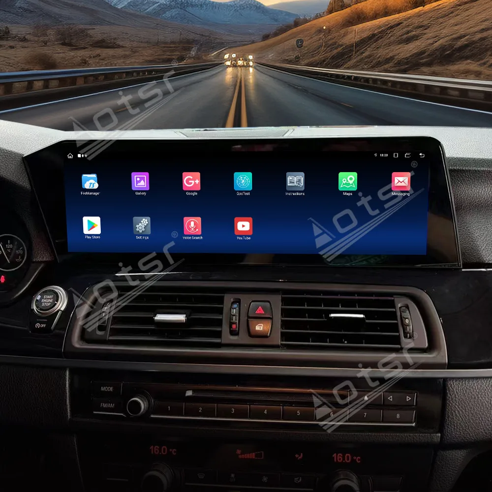 14.5 Inch Android 13 CarPlay Car Radio For BMW 5 Series 2010-2017 Touch Screen Multimedia Player GPS Navigation Head Unit DSP BT
