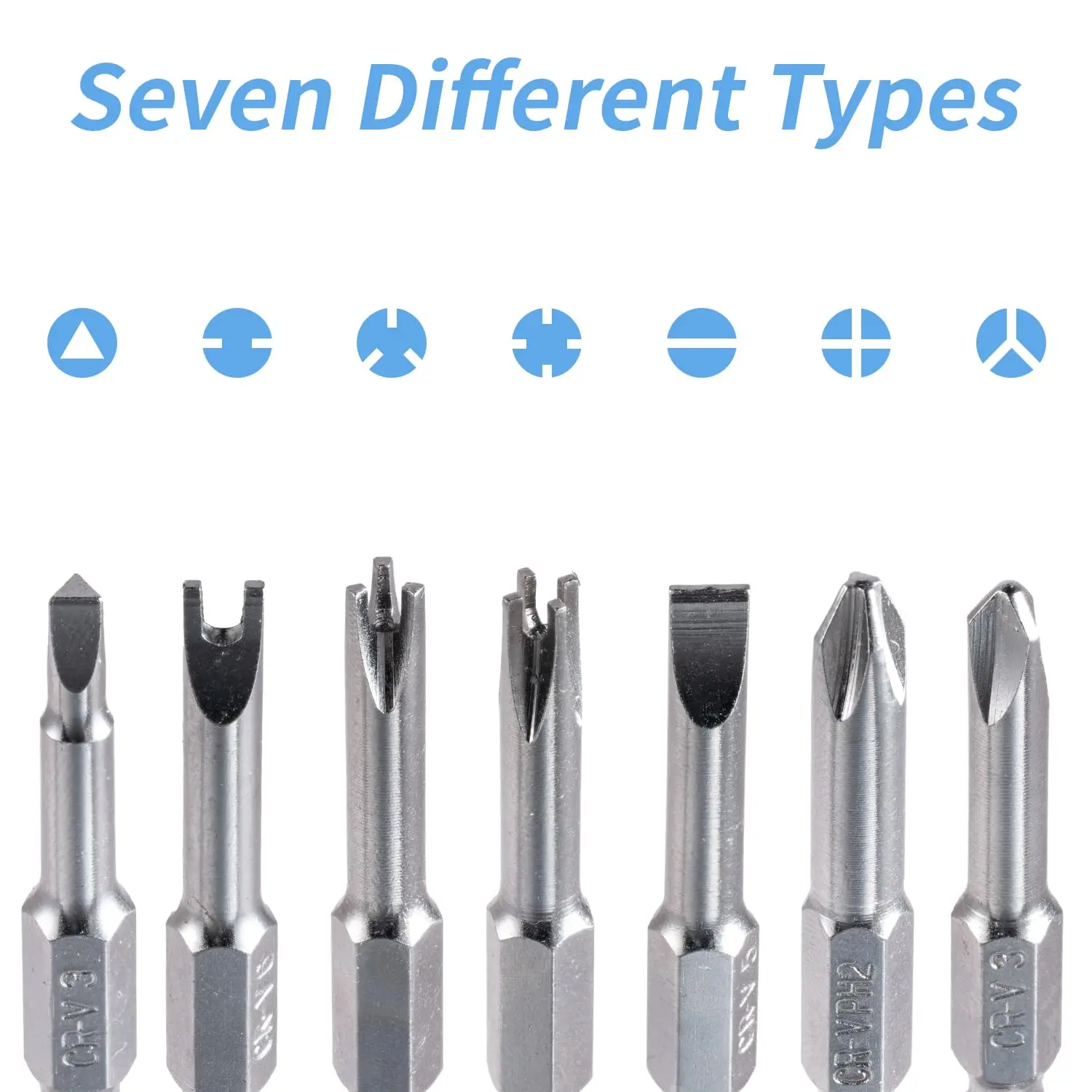 5/7/13pcs Special Shaped Screwdriver Set 50mm U-shaped Y-Type Triangle Inner Cross Precision Screwdriver Tip Trianglp