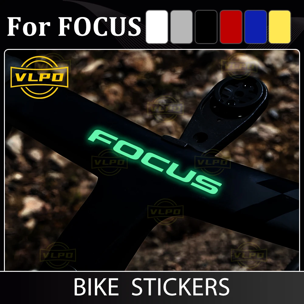 Bike Glow Stickers Waterproof Decal for Focus Gravel Whistler Izalco Jam Mountain Raven Electric BMX MTB Accessories