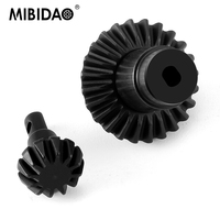 MIBIDAO 24T+12T 40CR Steel Axle Gear for FMS FCX18 1/18 FCX24 1/24 RC Car Upgrade Parts