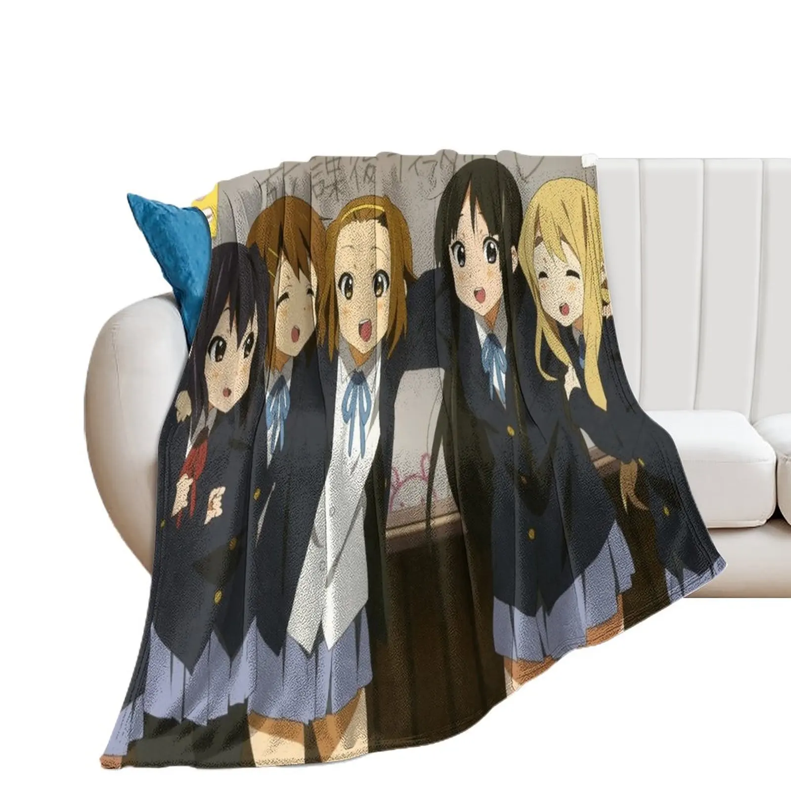 

K-On! 3 Throw Blanket Blankets For Baby Summer Beddings Blankets