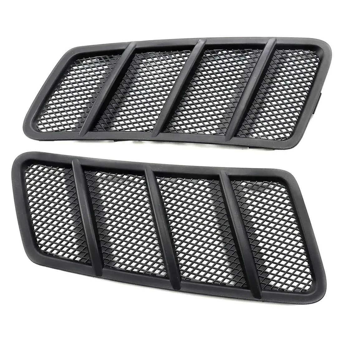 Hood Vents, Left And Right Side Air Grille Cover For Mercedes Benz W166 GL/ML-Class 2012-2015 1668800105 1668800205-Y79A