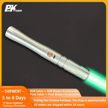 PunkSaber Laser Espada, Xenopixel Lightsaber, Metal Hilt, 34 Cores, Mudança Infinita, Swing Suave, Duelo Pesado