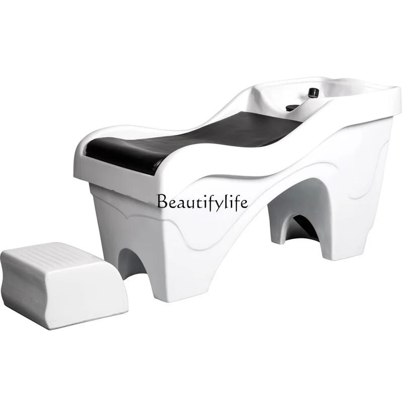

Hair salon barber shop special fiberglass integrated shampoo bed