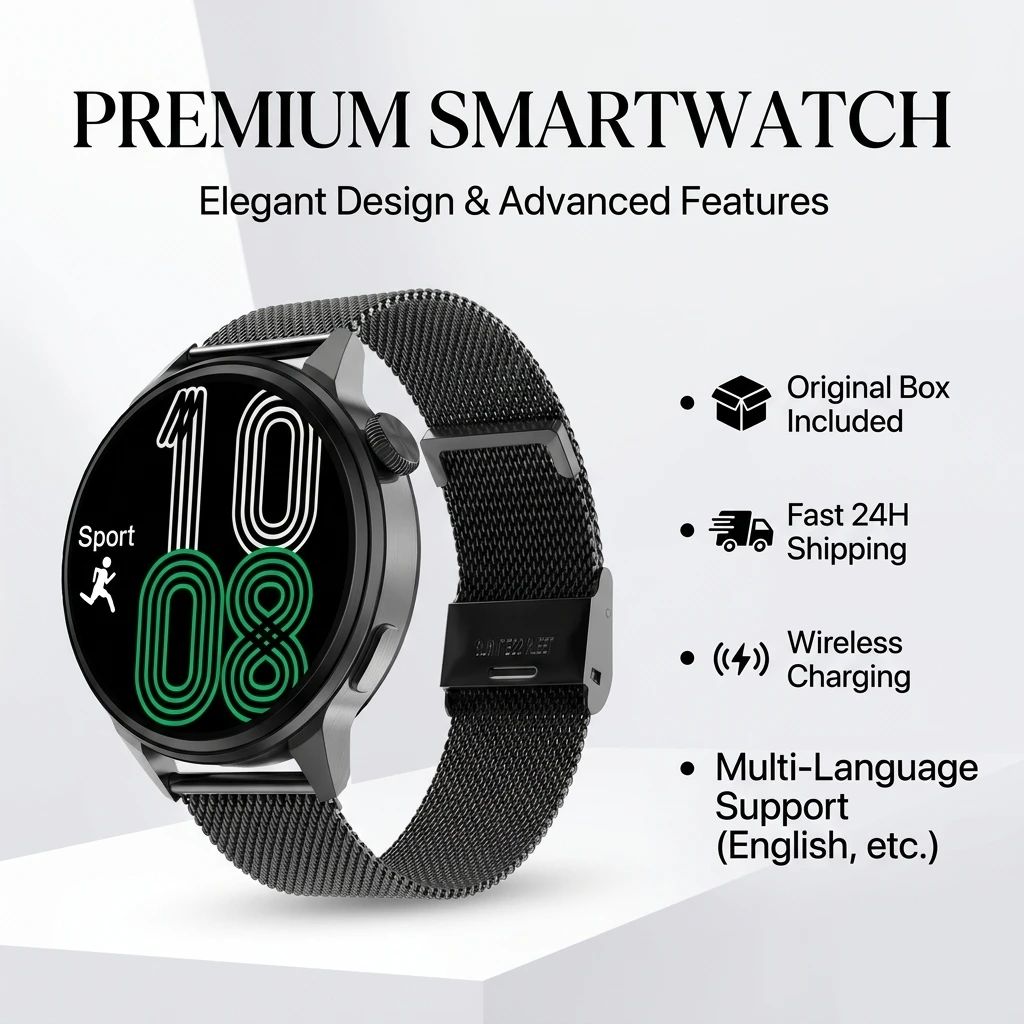 Reloj Inteligente DT4+ para Hombre, Llamadas por BT, NFC, Asistente de Voz, Contraseña, 390*390, Rastreador GPS, Carga Inalámbrica, Reloj Inteligente para Mujer