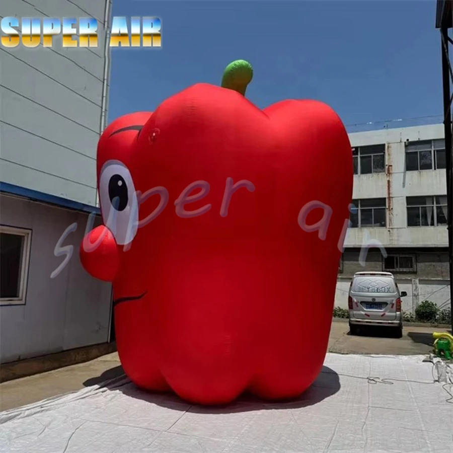 Nadmuchiwany model chili do dekoracji reklamowej na zewnątrz, na targi, do projektowania mody.