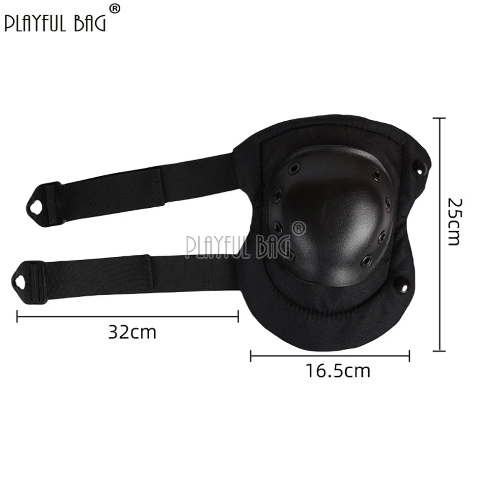 Black Sports Knee Pads for Kneeling Work Wear-Resistant Shock-Absorbing Knee Protectors for Tiling Gardening, Auto Repair NA195S