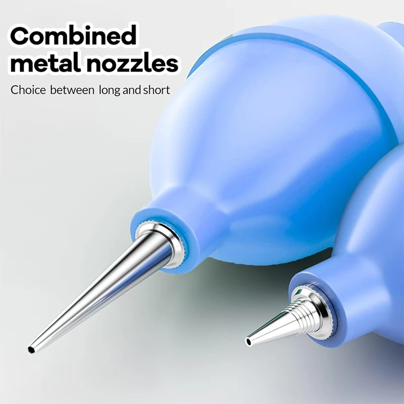 ABGR-Air Duster، أداة تنظيف مضخة نفخ السيليكون اليدوية الكبيرة لمجفف الشعر، أداة تنظيف أداة إزالة الغبار