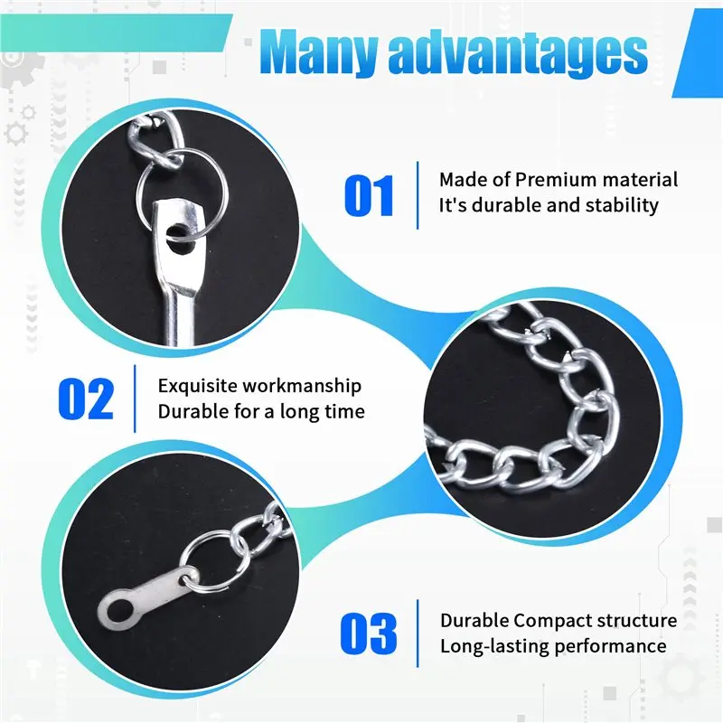 A25I-Portable Umbrella Fixing Repair Part Stabilizer Pin Chain Replacement, Shade Sail Hardware Patio