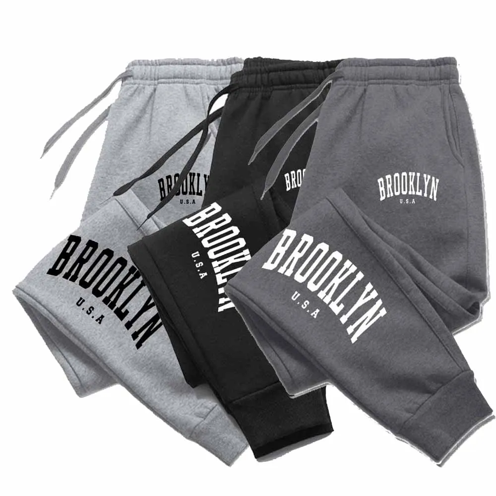 Los Angeles Letter Printed Sports Pants Casual Daily Pants MEN/Women's Clothing