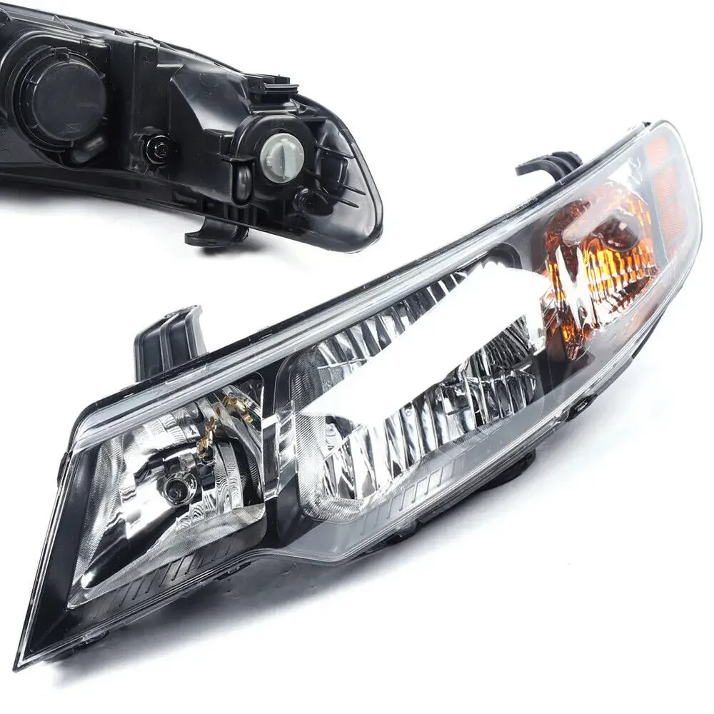 Halogen Headlights Assembly For 2010-2013 Kia Forte/Forte Koup LX EX Passenger Driver Side Headlamps Left+Right Side Headlights - Image 4